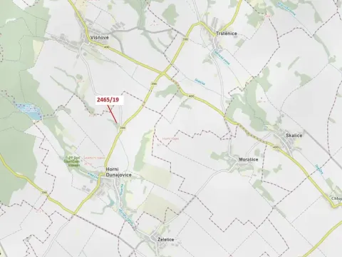 Dražba lesa, Horní Dunajovice, 247 m2