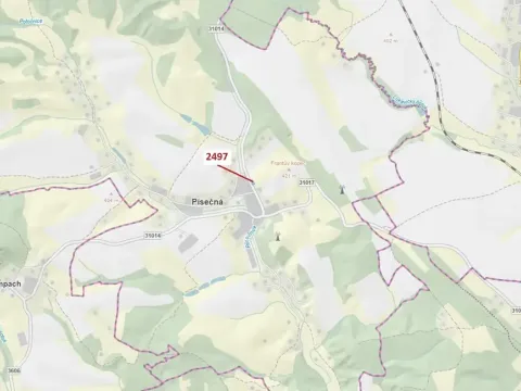 Dražba lesa, Písečná, 797 m2
