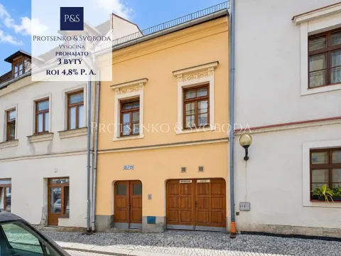 Prodej činžovního domu, Jihlava, Židovská, 180 m2