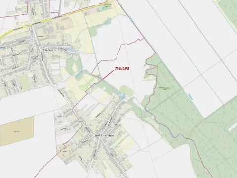 Dražba lesa, Přísnotice, 14 m2