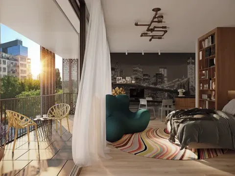 Prodej bytu 2+kk, Praha - Holešovice, Dělnická, 45 m2