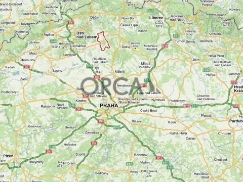 Prodej podílu lesa, Úštěk, 1451 m2